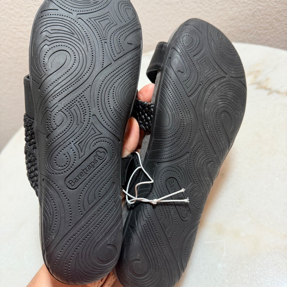 Baretraps Jaiden Black Woven Thong Sandals Womens 10M NEW - Picture 6 of 8